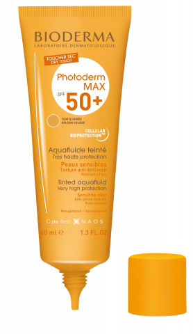 Foto del producto BIODERMA, Photoderm MAX Agua fluida de bolsillo SPF 50+ 30ml, crema solar ligera para piel sensible