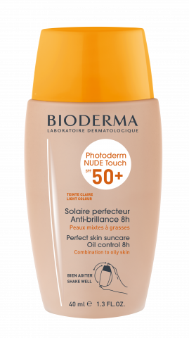 Foto del producto BIODERMA, Photoderm NUDE Touch SPF 50+ 40ml, protector solar para piel propensa al acné